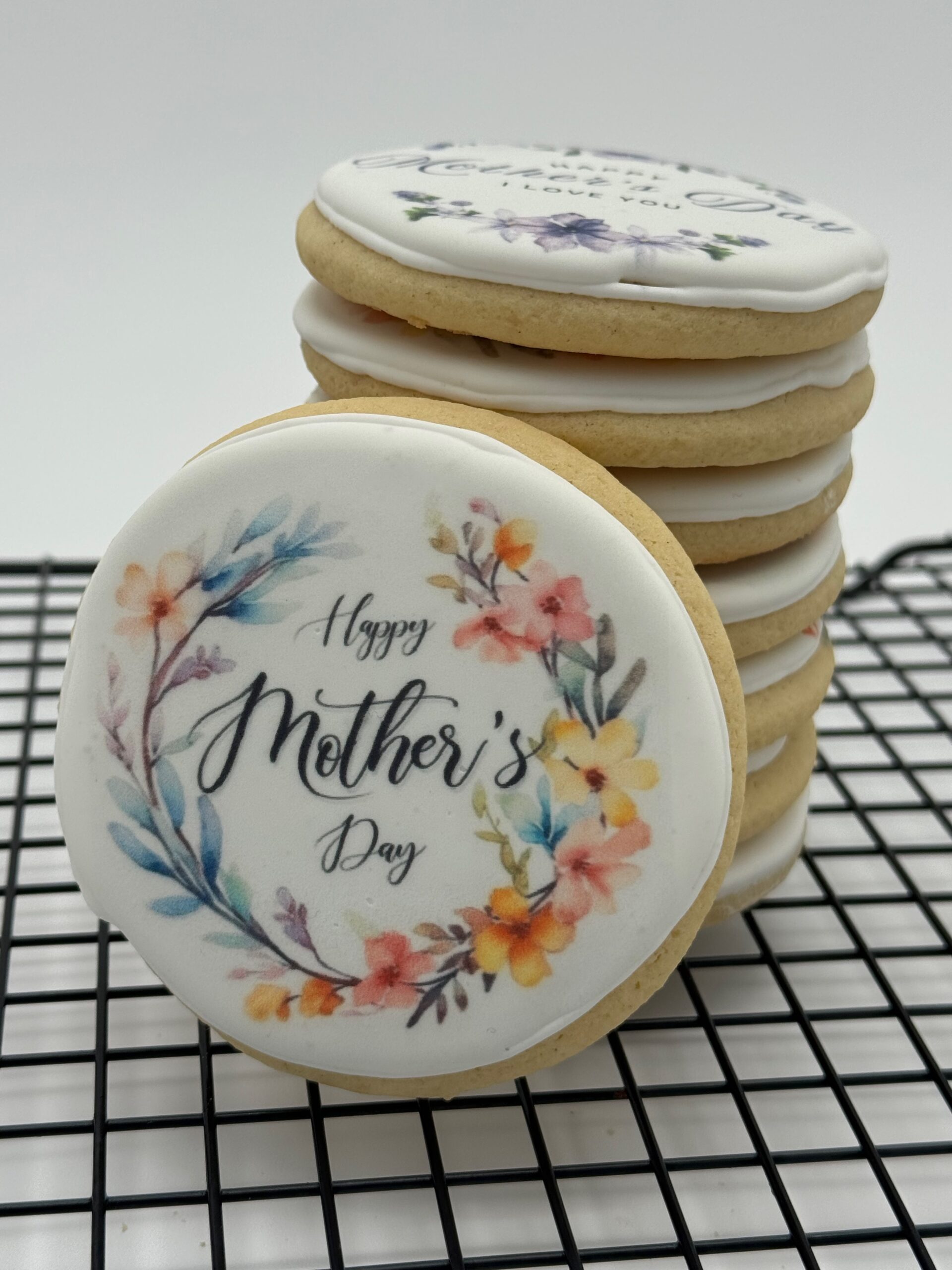 Mother's Day custom printed cookies